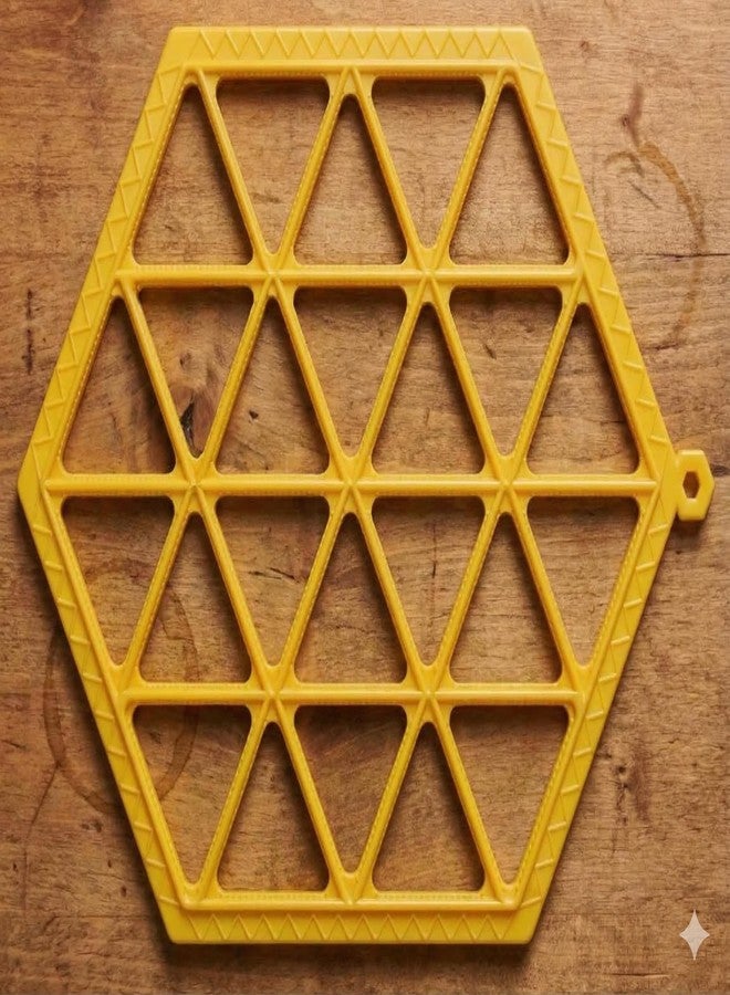 ADson™ Hexagonal Dumpling Maker Mould, Yellow, BPA Free, Dishwasher Safe - Image 5