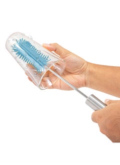 AL SANIDI Water bottle and cup cleaning brush, Blue, Size 37*4.5*1.8 Cm  - Image 5