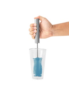 AL SANIDI Water bottle and cup cleaning brush, Blue, Size 37*4.5*1.8 Cm  - Image 4