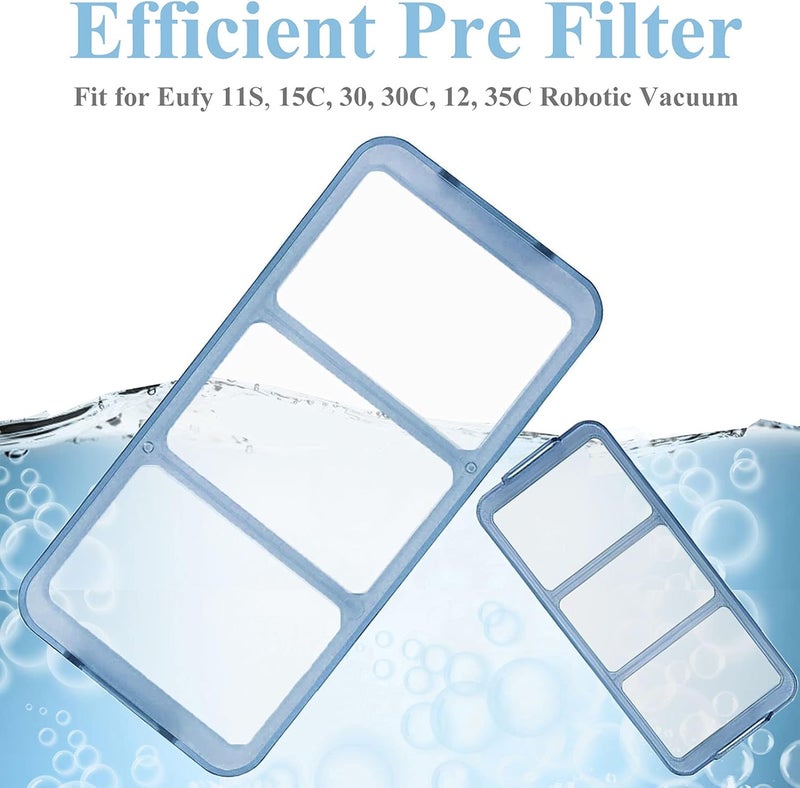 FFsign Replacement Parts Accessories Kit for Eufy RoboVac 11S, 15C, 30, 30C, 12, 35C Vacuum Filters, 10 Side Brushes, 8 Filter, 1 Pre Filter, 1 Roller Brush Guard - Image 5