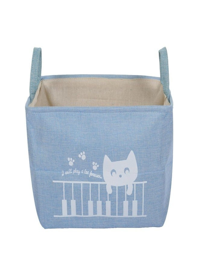 CRULAC Canvas Storage Basket with Handles, Storage Bin For Clothes, Toys and Books 38cm x 26.5cm x 25cm, Pack of 1 - Image 5