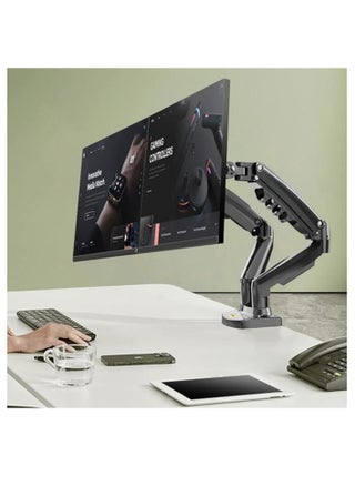 PC Monitor Arm Adjustable Dual Monitor Mount Ergonomic Desk Monitor Stands with C Clamp Grommet Mounting Base for Screens - pzsku/Z771C1760597A14B87979Z/45/_/1696862083/e5c62c43-e366-4778-aeb3-08483db4c45f