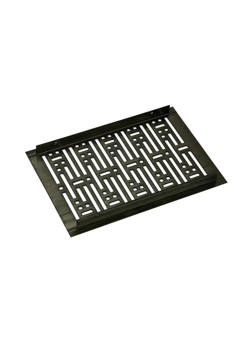 Nixnine Nixnine Aluminium Ventilation Jali Kitchen Jali Ventilator Grill Bass Antique 125mm X228mm x 2mm 5x9 Inch Pack of 2  - Image 2