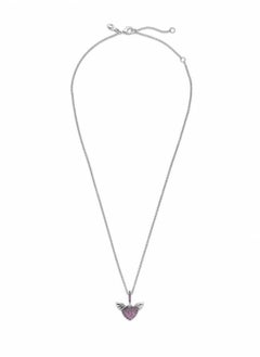 PANDORA Pandora Pave Heart and Wings Necklace  - Image 3