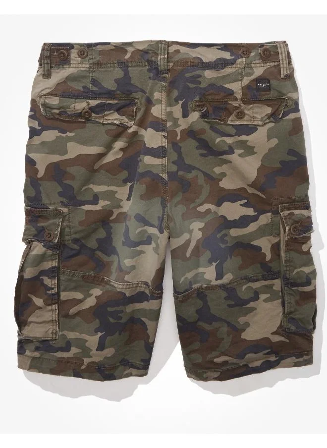 American Eagle Camouflage Print Cargo Shorts