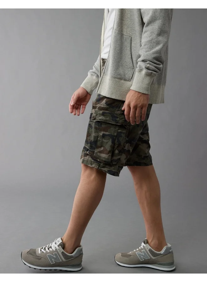 American Eagle Camouflage Print Cargo Shorts