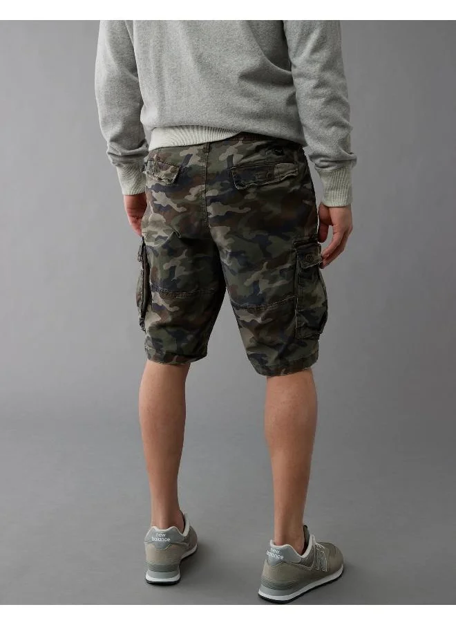 American Eagle Camouflage Print Cargo Shorts