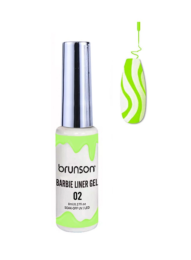 Gel Liner Nail Art Paint Polish, Brush In Bottle for Soak Off Painting Drawing designs BNAGK02-02