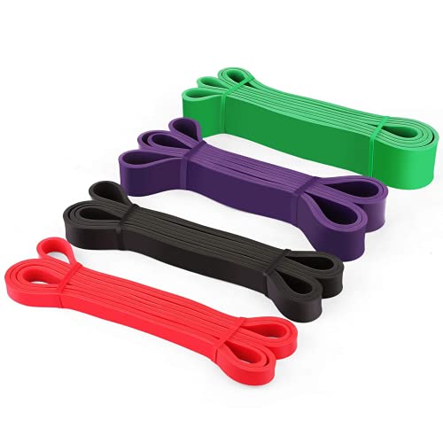 OTURGC Pull Up Assist Band Heavy Duty Resistance Bands Set Workout Body Pull Up Bands Assistance Band for Powerlifting, Training, Stretching, Crossfit…… - Image 1