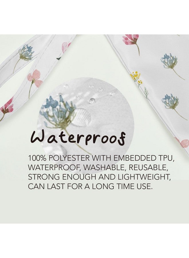 Fokongna Wet Bag, Wet Dry Bag, Makeup Bag, Toiletry Bag, Waterproof Large Capacity Travel Cosmetic Bag, Zipper Pouch For Women, Girls Mo Wife Sister Friends Baby Diaper Bag Bee Wildflower Sunflower  - Image 4