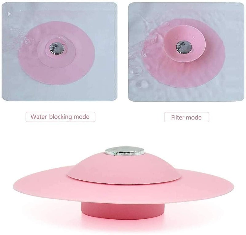 PARVY Drain Covers Hair Catcher Durable Silicone Hair Stopper Shower and Clean Suit for Bathroom Bathtub and Kitchen (Multicolour/1pcs) (1) - Image 5