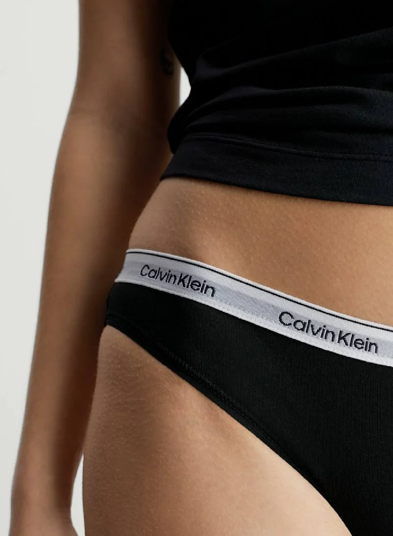 CALVIN KLEIN Women's 5 Pack Low Rise Bikini Briefs -  multicolour 5 pack, Black