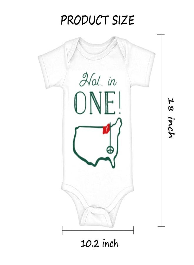Geloar Golf 1st Birthday Leotard, Hole in One Design, White, Infant - Image 2