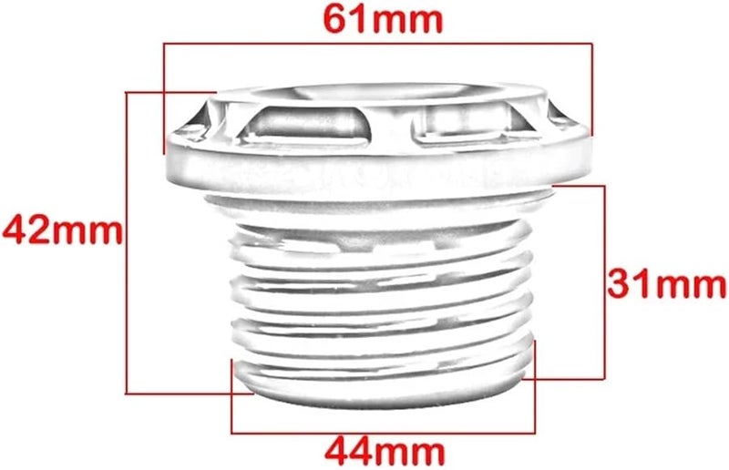 Black Motorcycle Fuel Gas Tank Oil Cap Vented Right Hand Thread For Harley Sportster Road King Softail 96 Up - Image 5