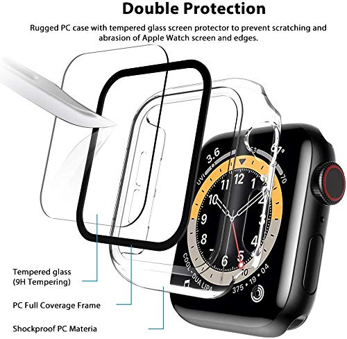 Mizi Plastic Case for Apple Watch Series 6 / SE / 5/4 40mm - Clear - Image 2