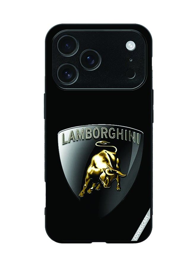 COVERSCART Protective Case Cover For Apple iPhone 17 Pro Lamborghini Design Black