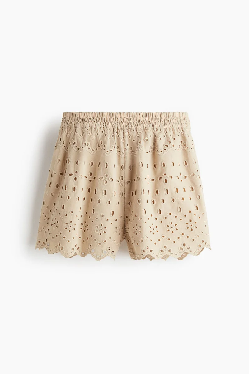 H&M  Broderie anglaise shorts for Women | Best Price UAE