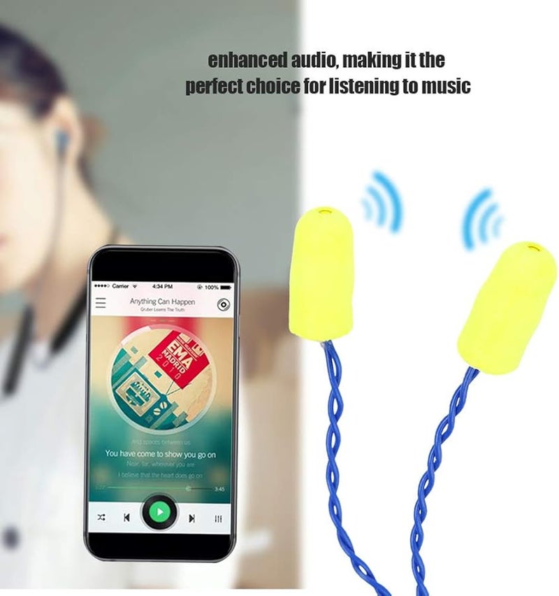 Foam Earbuds Noise Reduction Mono Earphone with 1 8 Plug for Auto Racing Mini - Image 4