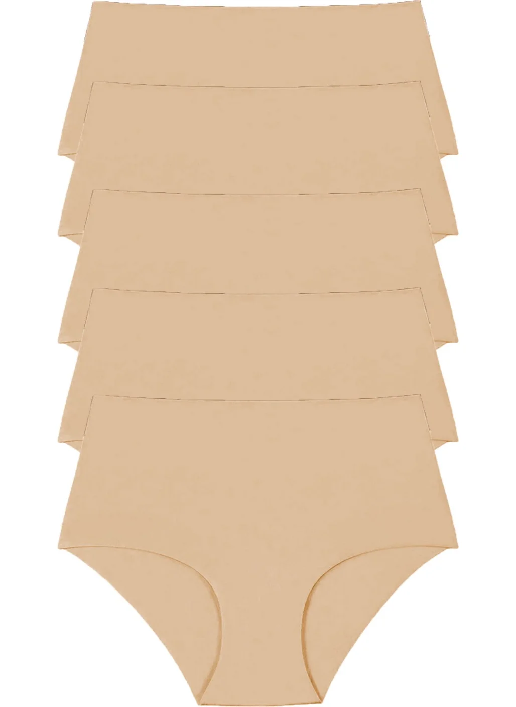 Hepsine Rakip Rivaling All 5 Women's Non-marking High Waist Laser Cut Panties