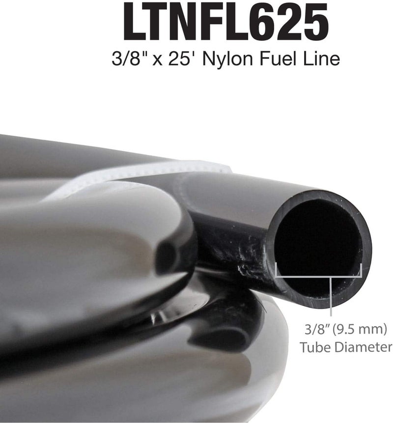 4LIFETIMELINES Nylon Fuel Repair Tubing Coil, 3/8 x 25 ft - Image 3