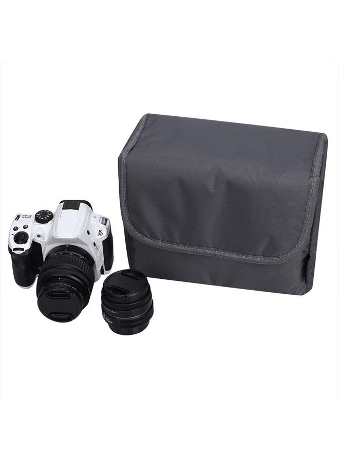 S-ZONE Water Resistant DSLR SLR Camera Insert Bag Inner Case Bag(Medium) - Image 5