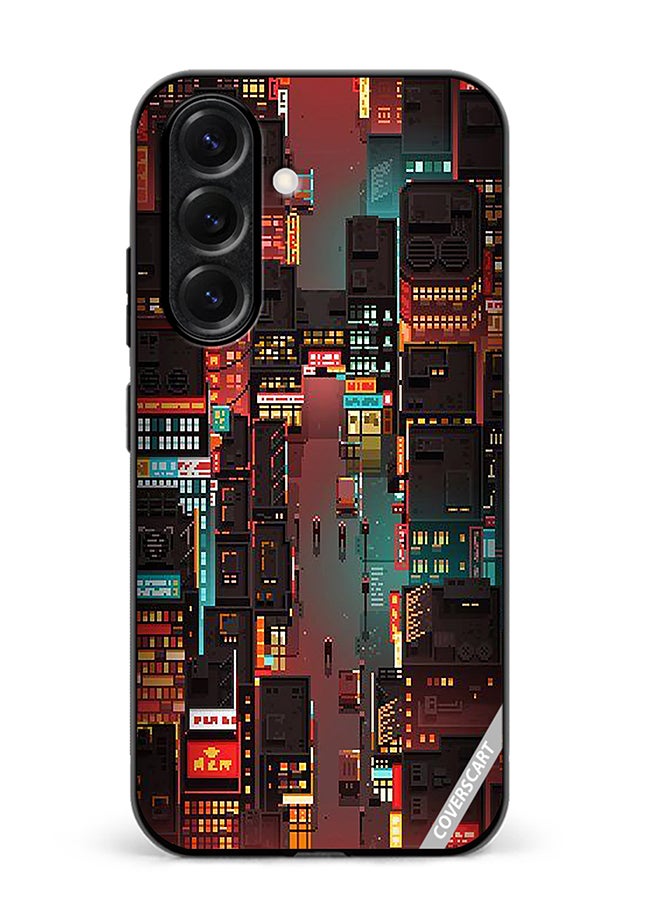 Protective Case Cover For Samsung Galaxy S25 Plus Street Of Tokyo Design Multicolour