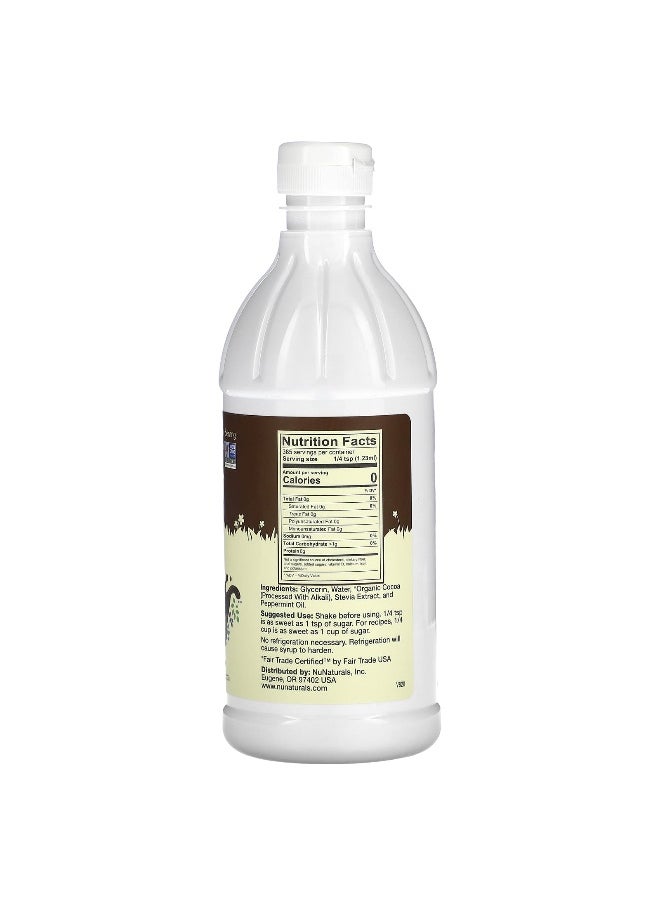 NuNaturals NuNaturals, Concentrated Cocoa Mint Syrup, 16 fl oz (0.47 l)  - Image 2