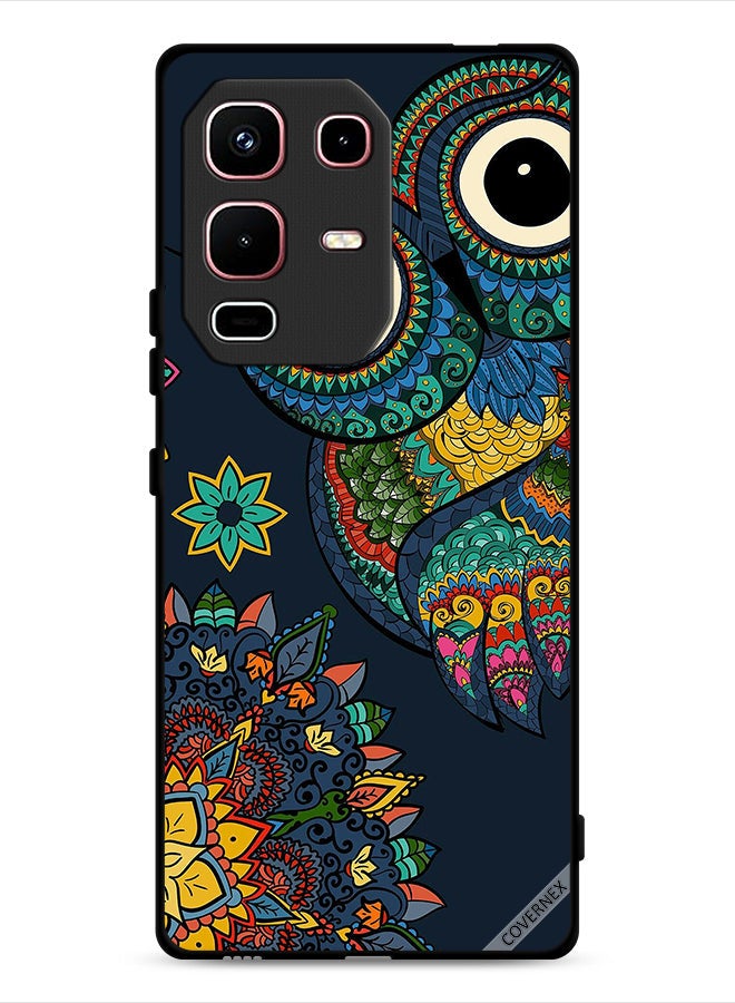 Covernex Infinix Note 50s Protective Case Cover Floral Owl - Image 1