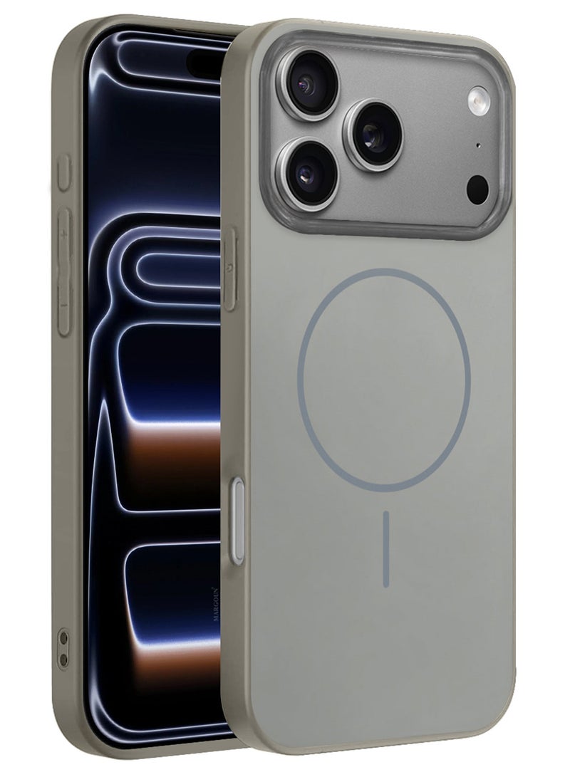 CATANES Hard TPU Case for iPhone 17 Pro - Protective Case Cover and Glossy - Slim Shock Resistant Design - Natural Titanium - Image 1