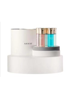 A sample collection of Arrogate perfumes from Assaf.