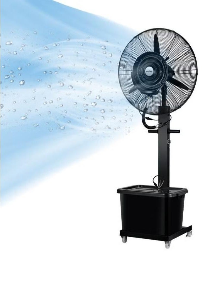 DETREND 26 Inch Industrial Misting Fan, Stand Atomizing Fan, Heavy Duty Water Mist Fan,Water Spray, Cooler Fan for Outdoor, Indoor, Garden, Warehouse Factory - Image 1