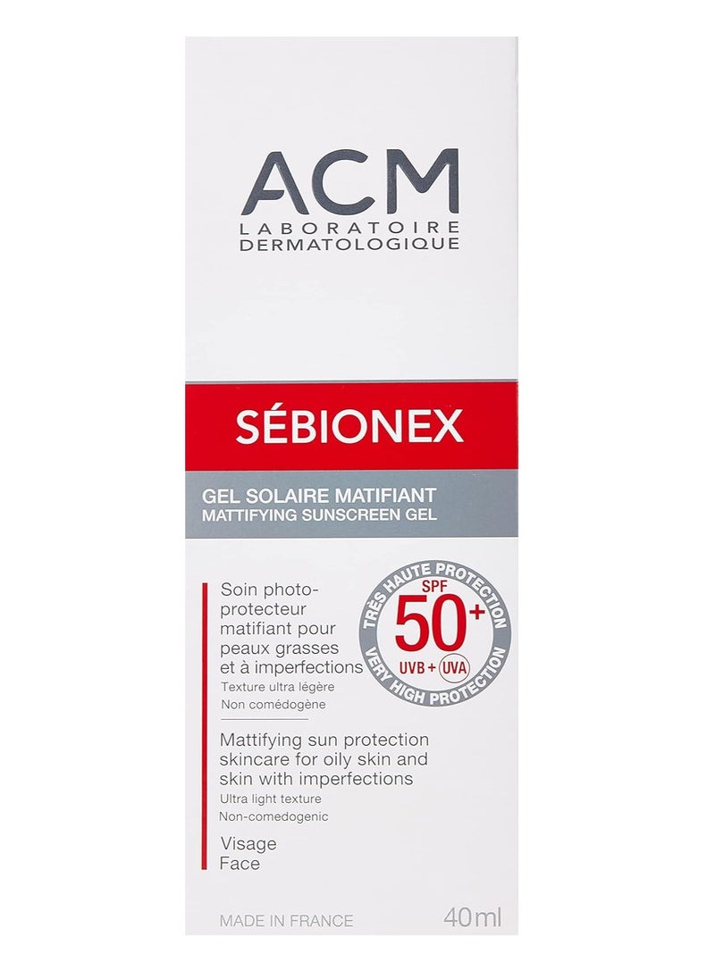 ACM ACM Sebionex Gel for Oily Skin SPF 50 40ml  - Image 3