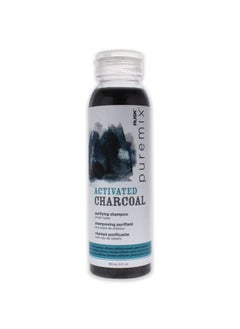 Rusk Puremix Activated Charcoal Purifying Shampoo 12 Oz Cleanses And Absorbs Excess Oil Dirt And Gunk From Hair Without Stripping Away Natural Oils  - Image 1