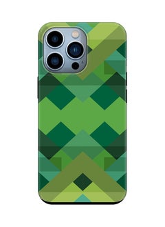 Tough Pro Series Case for Apple iPhone 14 Pro Dual Layer hybrid PC & TPU Customized Mobile Cover Shield with inner TPU protection Matte Finish - Geometric Reflections