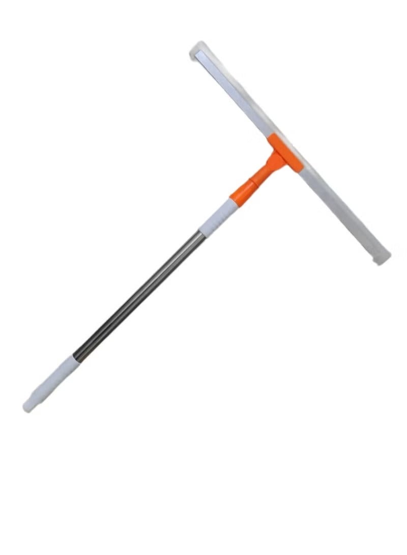 ممسحة أرضيات مطاطية سيليكون بمقبض طويل، منظف زجاج مبتعددة الالوان - Image 1