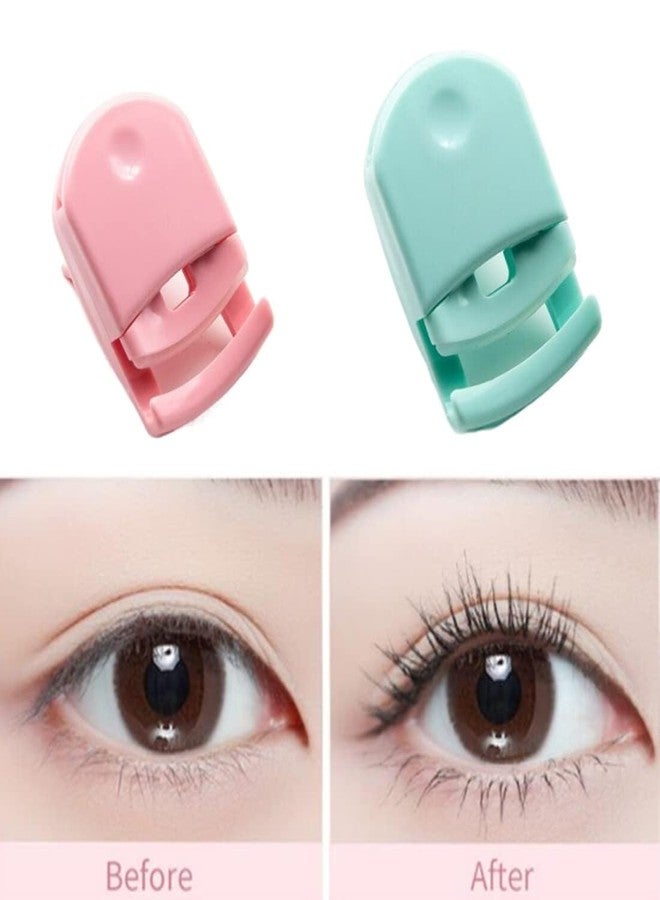 MVM Enterprise Portable Mini Eyelash Curlers Clip Lash Curler with Replacement Pads, Fits All Eye Shapes Makeup Cosmetic Tool for women, girl for False Lashes Personal Salon, home, parlour (2 pcs) - Image 3