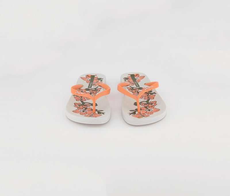 Ipanema Women Anatomica Soft Flip,Flops, White and Pink and Green - Image 3