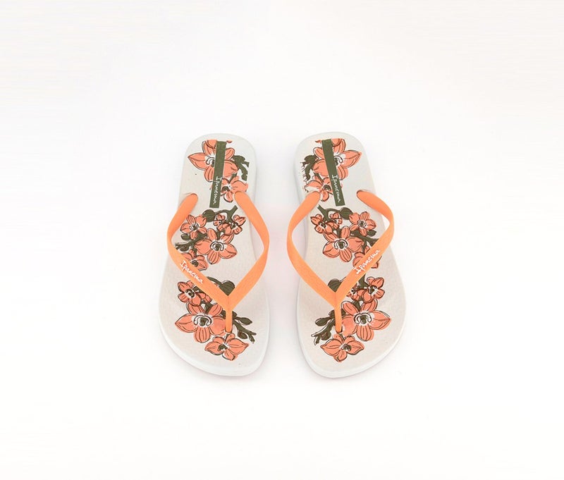 Ipanema Women Anatomica Soft Flip,Flops, White and Pink and Green - Image 2