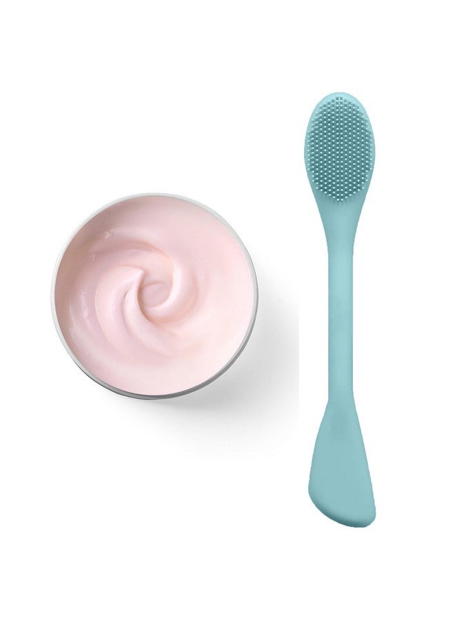 RamPula Facial Cleansing Brush 2 In 1 Silicone Face Mask Brush & Face Scrubber For Exfoliating Massaging Remove Blackheads Makeup Skincare Removal Applicator For Mud Clay Body Lotion Diy Mask - Image 5