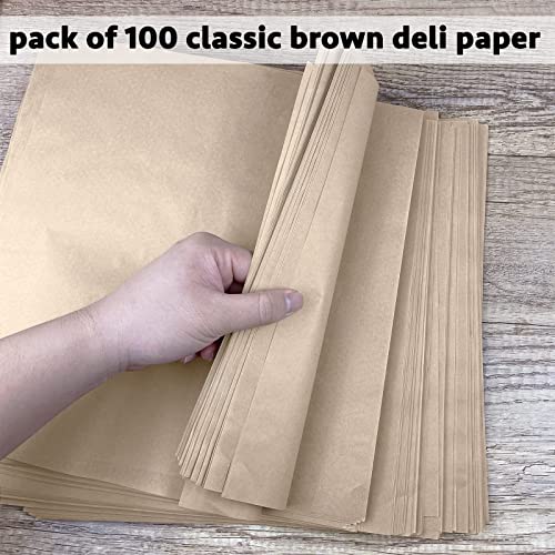 CAMKYDE Deli Paper Sheets 12" X 12" 100PK, Grease Proof Sandwich Wrapping Paper - Image 5