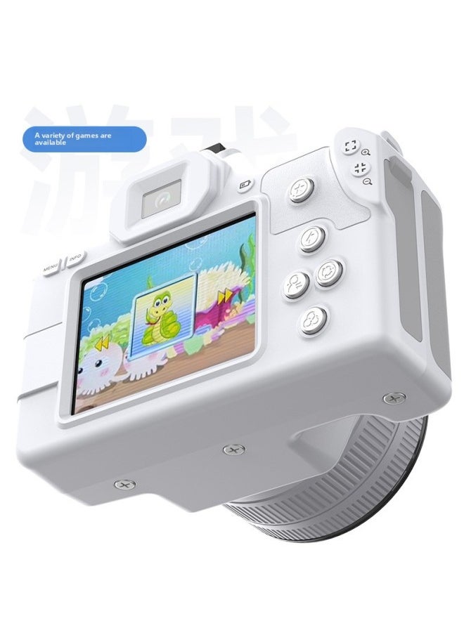 Generic D11 HD 48 Million Mini SLR Digital Camera Dual-camera Beauty Light Self-timer Recording CCD Camera-Body Color:128g Memory Card + Card Reader  - Image 4