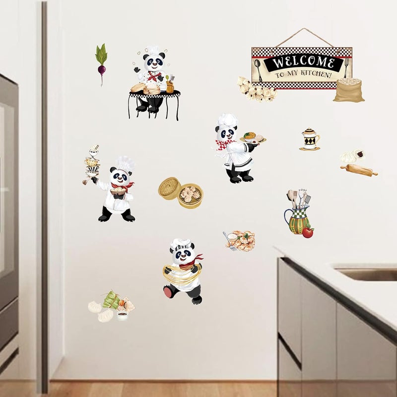 BPA Panda Chef Kitchen Wall Decals - Image 3