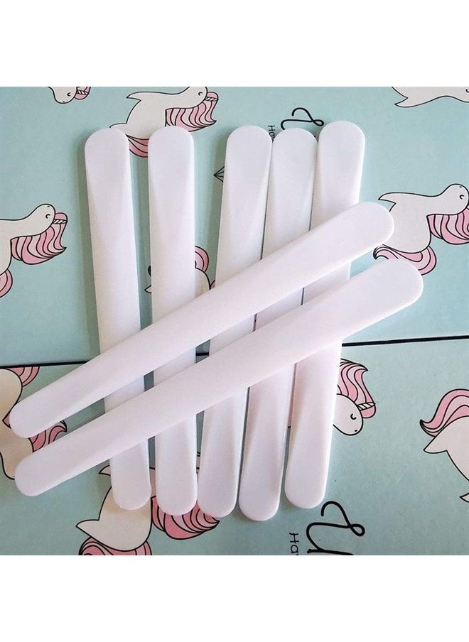 Teensery 40 Pcs 4.2" Plastic Cosmetic Mask Spoon Stick Facial Mask Stirring Spatula Skin Care Facial Cream Mask Spatula Applicator for DIY Mixing Mask Tool  - Image 2