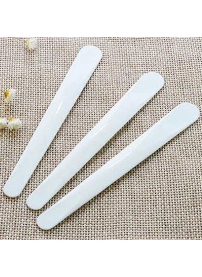 Teensery 40 Pcs 4.2" Plastic Cosmetic Mask Spoon Stick Facial Mask Stirring Spatula Skin Care Facial Cream Mask Spatula Applicator for DIY Mixing Mask Tool  - Image 3