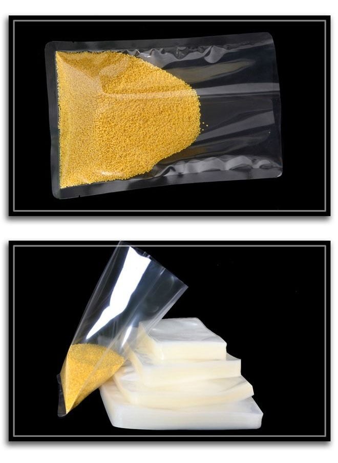 ZCM-HAPPY 100-Piece Vacuum Sealer Storage Bag Clear  - Image 5