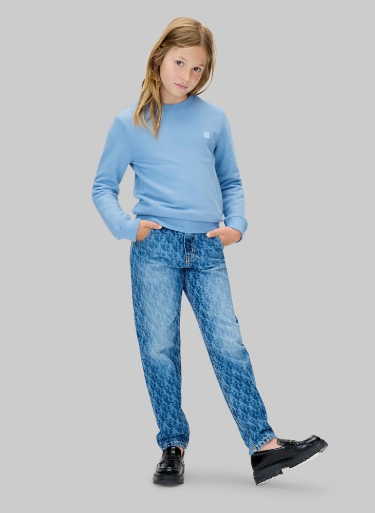 Calvin Klein Jeans Kids Logo Crew Neck Sweatshirt  - Image 4