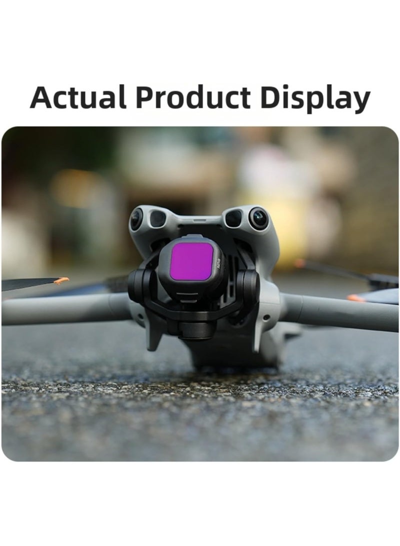 مجموعة فلتر CPL ND متوافقة مع DJI Mini 5 Pro - مجموعة الاستقطاب القابلة للتعديل والكثافة المحايدة مع ND32 / ND64 / CPL / MCUV ، تصميم مضغوط خفيف الوزن للسفر والاستخدام في الهواء الطلق - Image 2