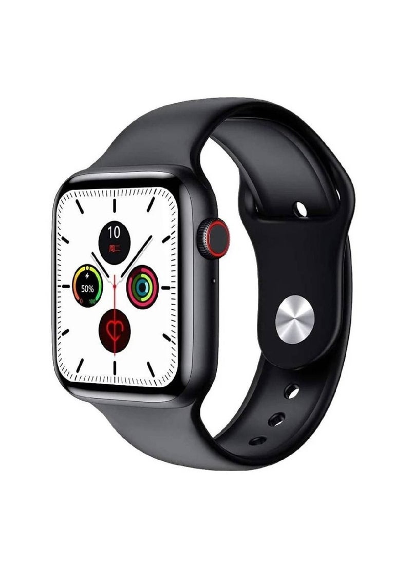 Haino Teko - Germany 2 In 1 Air-3 Bluetooth Wireless Headset White And Smart Watch 44mm Black - Image 1