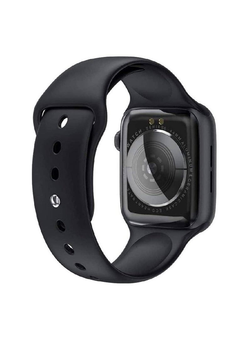 Haino Teko - Germany 2 In 1 Air-3 Bluetooth Wireless Headset White And Smart Watch 44mm Black - Image 1