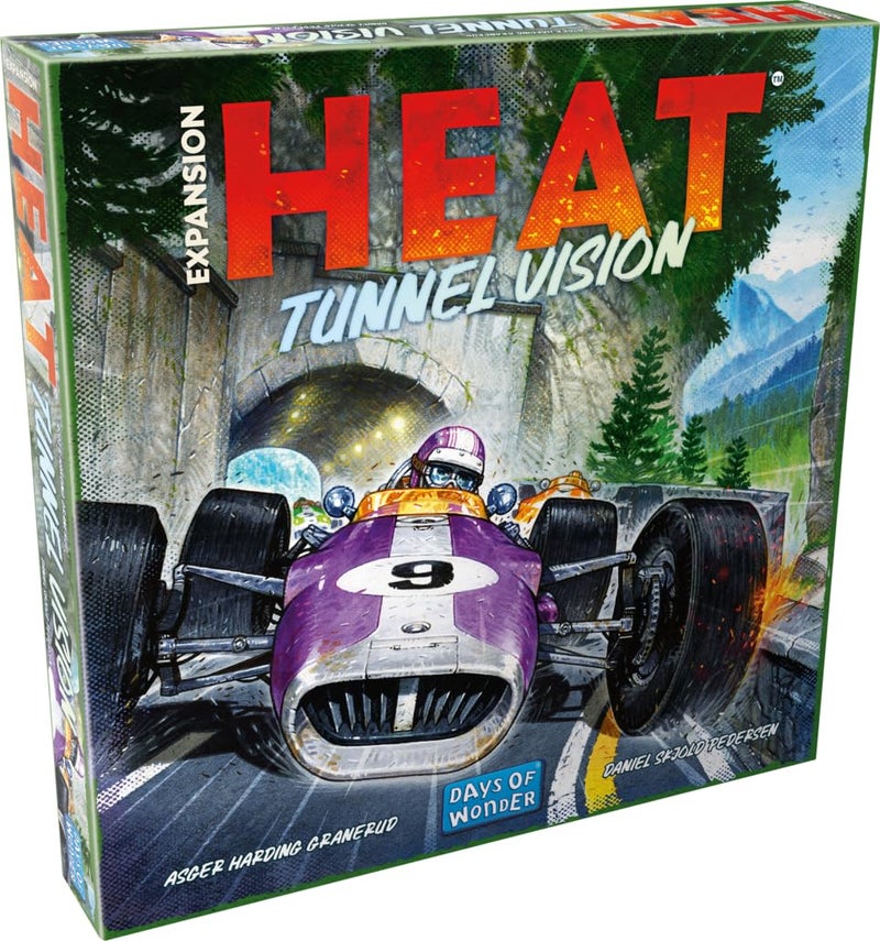 Asmodee Heat Tunnel Vision Board Game Expansion New Tracks Championship Season Front Wing Module Racing Strategy Game for Kids Adults Ages 10 17 Players 60 Min Playtime